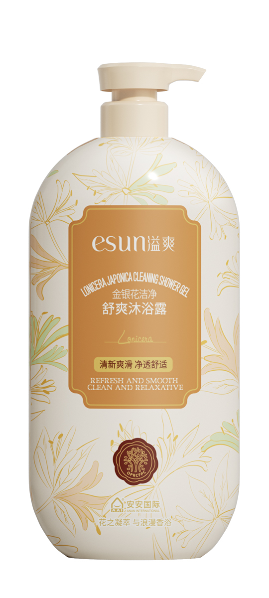 bevictor伟德国际金银花干净舒爽洗澡露